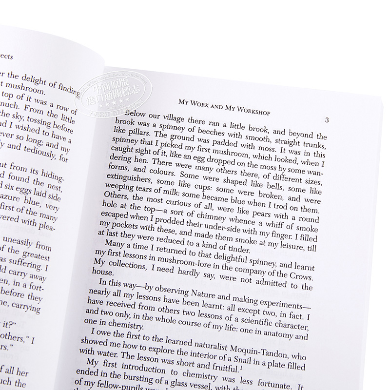[正版]昆虫记原版 法布尔昆虫记 豆瓣高分 英文原版 Fabre’s Book of Insects Fabre中商原高清大图