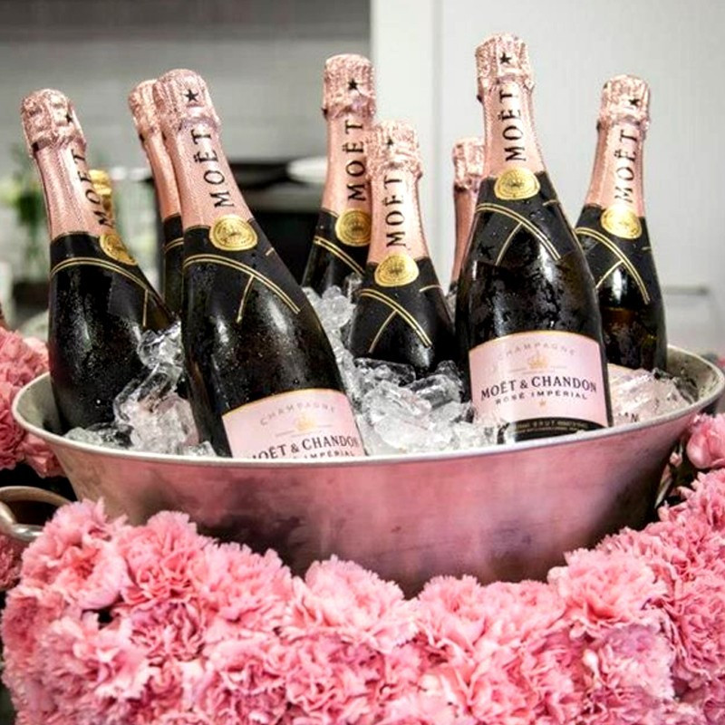 酩悦经典粉红香槟750ml法国原瓶进口葡萄酒派对香槟酒礼盒装