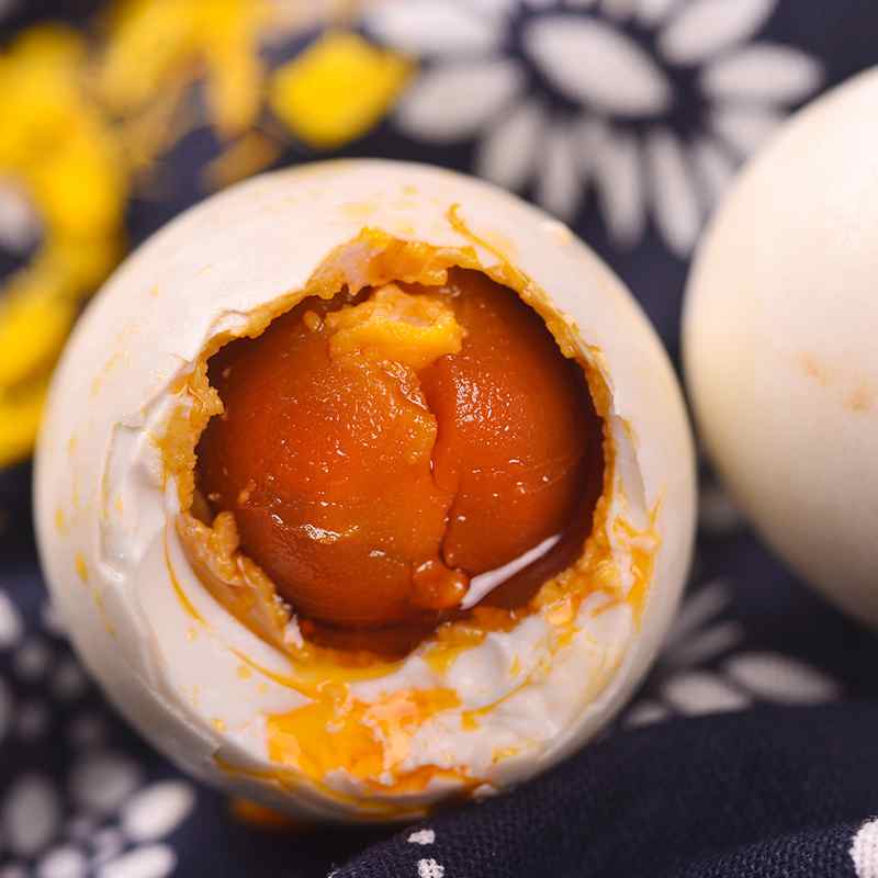 [中华特色]高邮馆 88牌高邮咸鸭蛋 咸蛋 盐蛋 流油即食美味65克8枚 华东高清大图