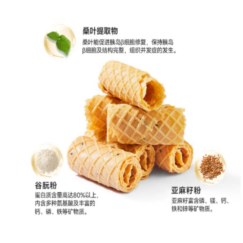 糖友厨房牛乳蛋卷85g/盒高清大图