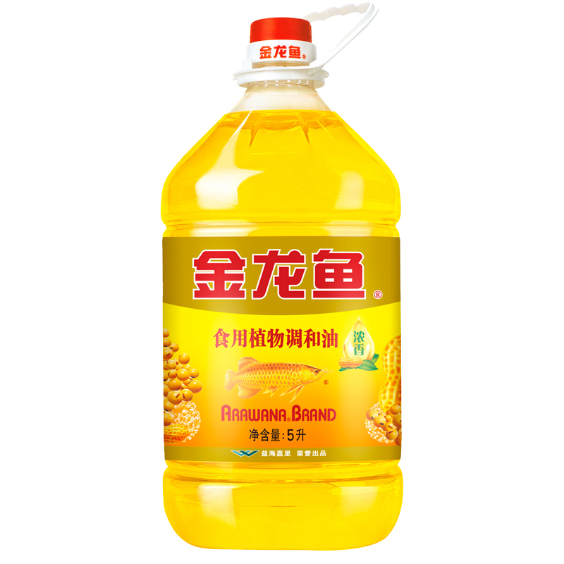 金龙鱼 花生浓香食用调和油 5L