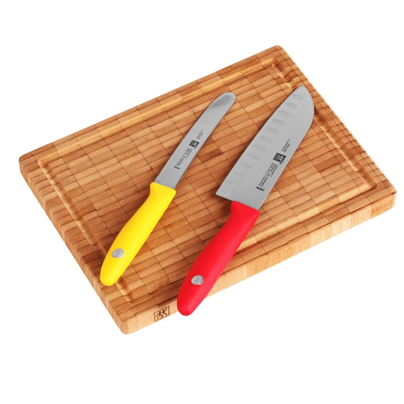 双立人(ZWILLING)家用刀具套装切菜切肉enjoy彩色刀具三件套1012431高清大图