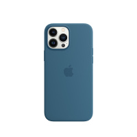 iPhone 13 Pro 专用 MagSafe 硅胶保护壳 - 雀羽蓝色 MM2G3FE/A