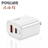 波格朗适用于苹果16/15系列PD45W/30W快充充电器iPhone16pro/15pormax双Type-c编织线 45W双口快充充电头（氮化镓）
