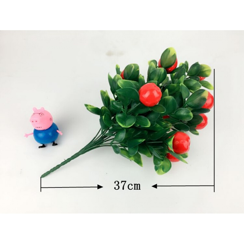 仿真绿植塑料花水果假果树小盆景盆栽苹果橘子桃子家居摆放装饰品生活日用创意家居