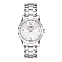 天梭 (TISSOT) 手表 时尚系列 休闲 间金 钢带 优雅 女士 石英表T028.210.11.037.00