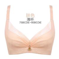 大码薄款蜂巢透气内衣胖mm大罩杯显小胸舒适文胸