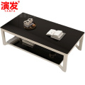 演发 钢化玻璃茶几1米 张