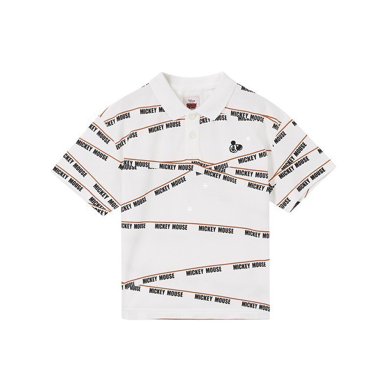 [1件3折价:49.5]米喜迪mecity童装夏新款男童迪士尼休闲翻领T恤父子亲子装