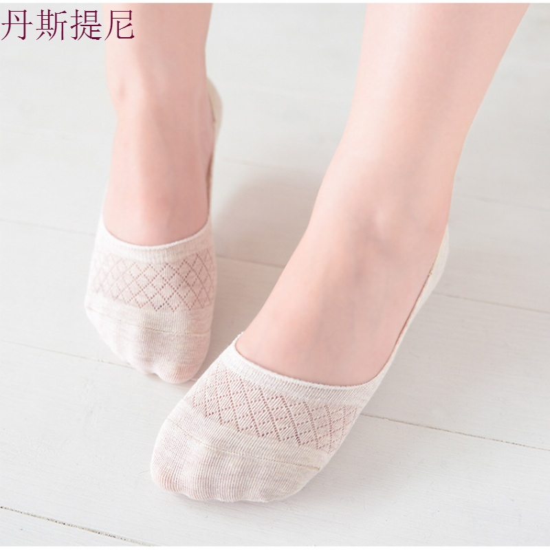 船袜女袜子纯棉短袜浅口隐形袜硅胶防滑低帮女袜夏季薄款女士棉袜