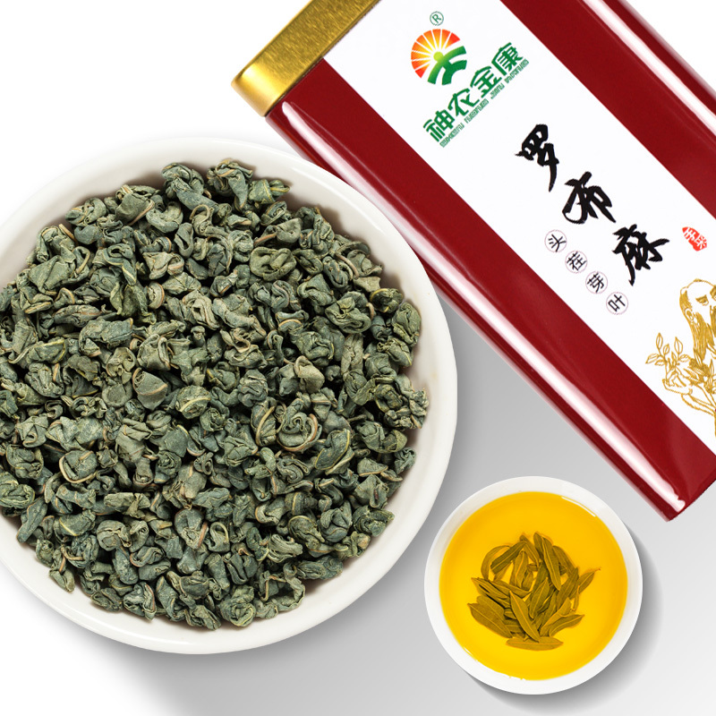 买1送纸盒罗布麻1盒 买2发4 神农金康罗布麻茶新疆原产嫩叶野生正品非特级降压非绞股蓝养生茶