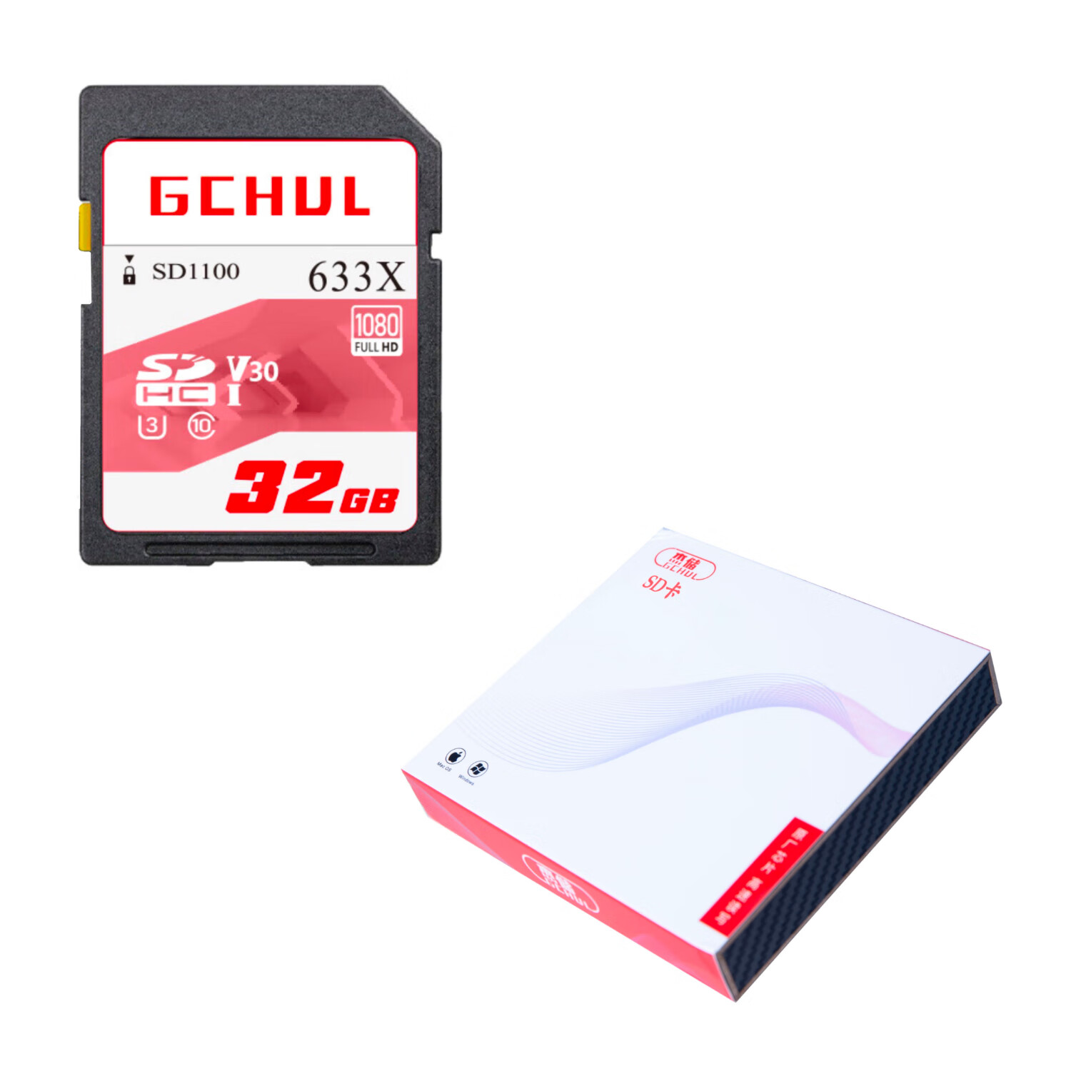 杰储(GCHUL) SD1100 32G SD卡 存储卡 (计价单位:张) 灰色高清大图