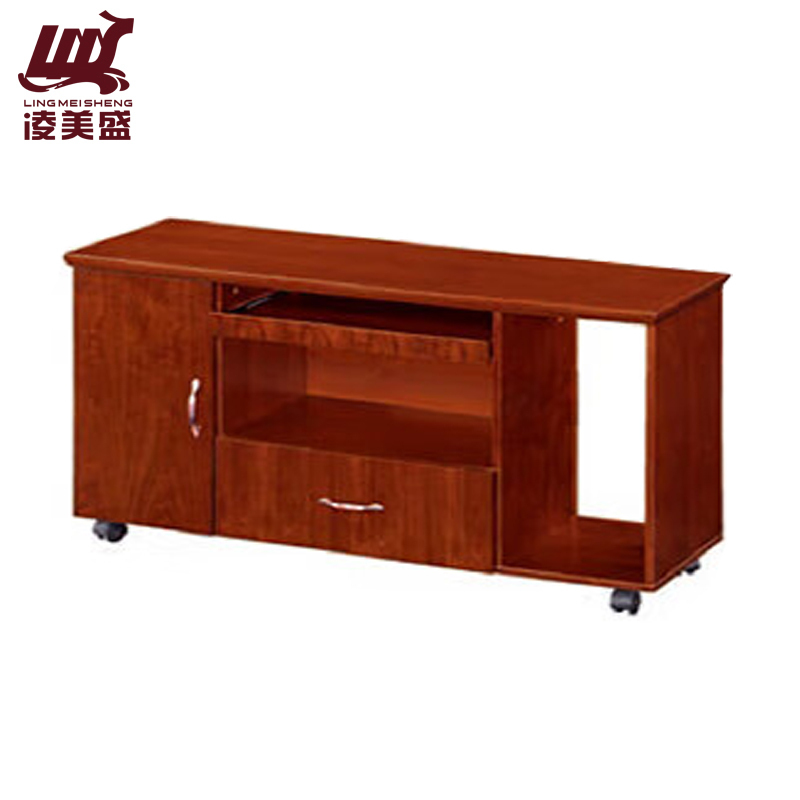 凌美盛 简约办公桌大班台桌2米含柜活动柜 LMS-44/张高清大图