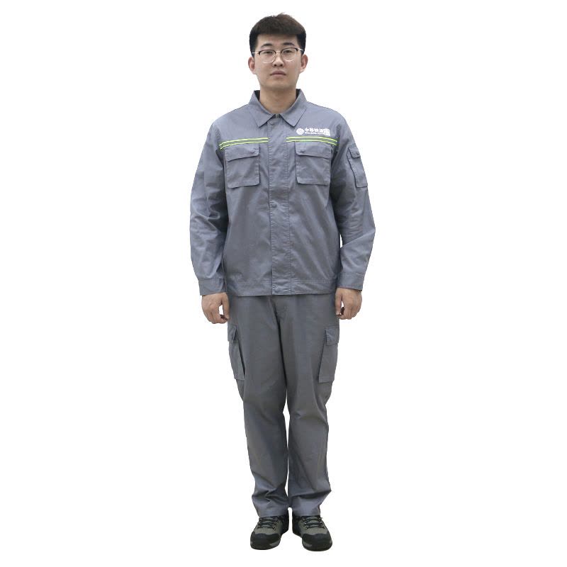 燕舞 YW2019ZYTT5024XJ 防静电工作服 夏季款 155-190 定制商品(计价单位:套) 灰色图片