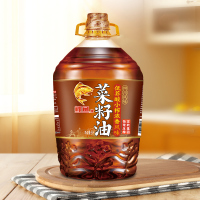 鲤鱼牌川香小榨风味菜籽油5L 非转基因物理压榨食用植物菜子油