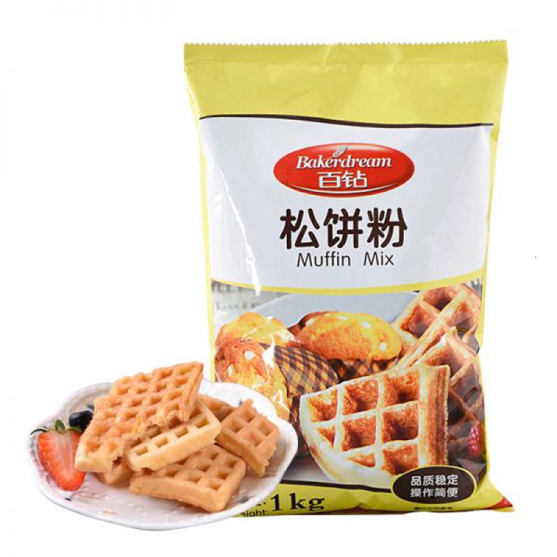 苏宁宜品×百钻 家用华夫饼粉 2斤/袋 松饼粉早餐煎饼铜锣烧 家用烘焙高清大图