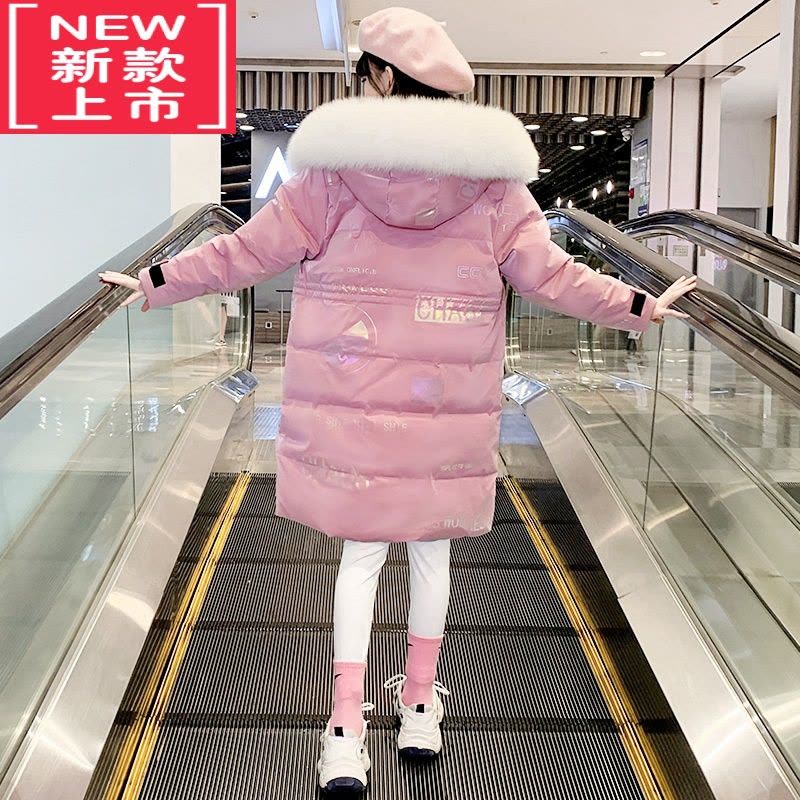 可莉允欧洲站女童时髦棉衣2022冬季新款儿童羽绒服洋气女孩免洗棉袄潮牌棉服图片