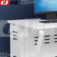 初嘉(CJ)钢架电脑桌培训桌机房电脑桌学习桌课桌 双人位H款