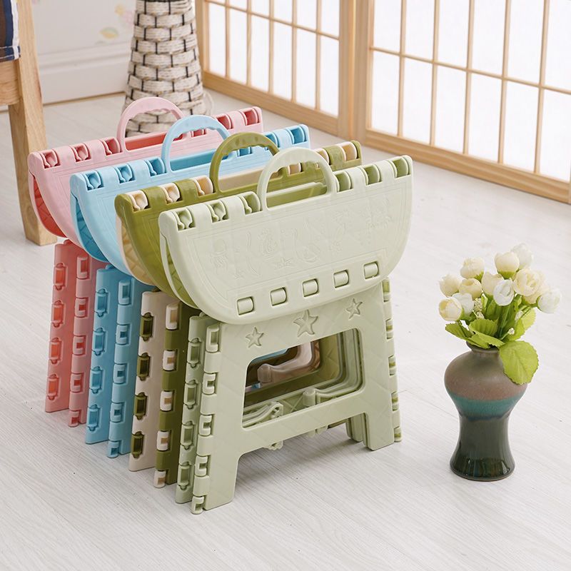 加厚塑料折叠凳便携折叠椅子火车小凳子成人家用马扎迷你小板凳迷你