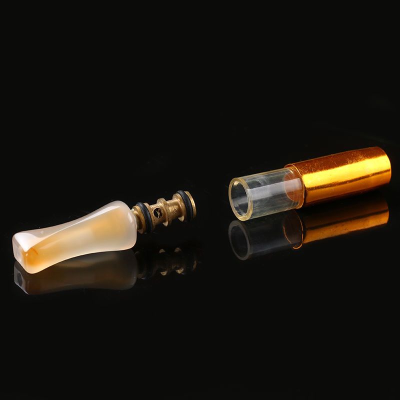 天然玛瑙烟嘴买2送1循环型双重过滤烟具可清洗过滤器男士香菸滤嘴 玛瑙滤嘴烟嘴1个