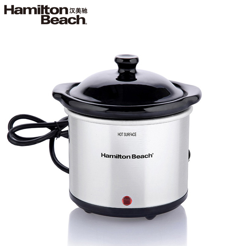 汉美驰(Hamilton Beach)电炖锅 电炖盅 美式慢炖锅 0.5L陶瓷内胆 迷你煲汤煮粥烹饪 33101-CN