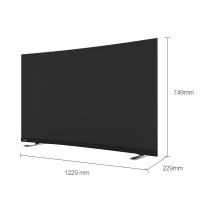 东芝（TOSHIBA） 55U6880C 55英寸 曲面电视4K超高清电视AI人工智能电视超薄电视（银灰黑）