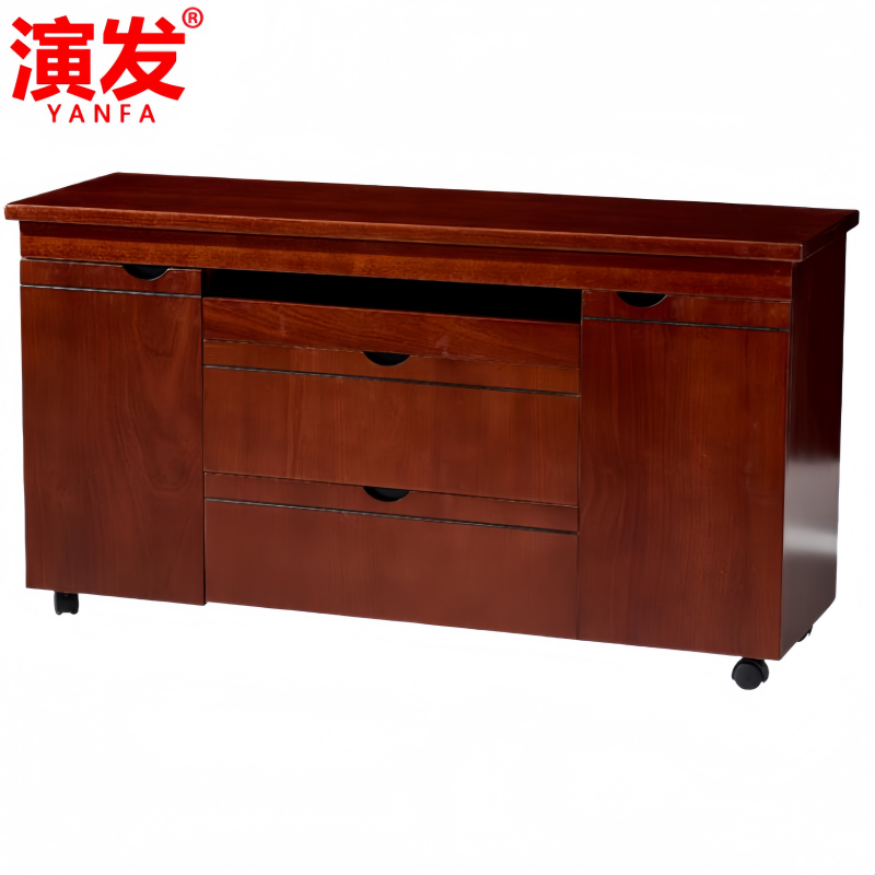 演发 办公桌三抽 个高清大图
