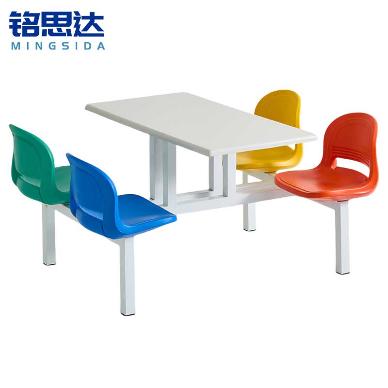 铭思达食堂餐桌四人张高清大图