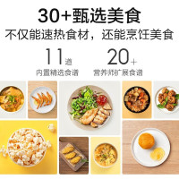 小米 米家智能微波炉20L 平板均匀加热 3种解冻模式 自带食谱 内置照明灯 米家APP互联 米家微波炉