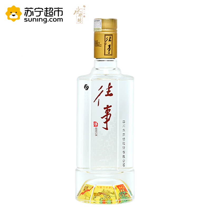 水井坊往事52度浓香型白酒500ml单瓶装