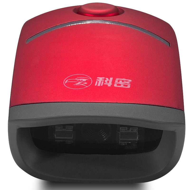 科密YC-100B 无线一二维码扫描枪 条码扫码枪 仓库盘点收银扫码器巴枪