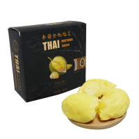 热带水果 恒虎 泰国金枕冷冻榴莲肉 300G*1 盒装