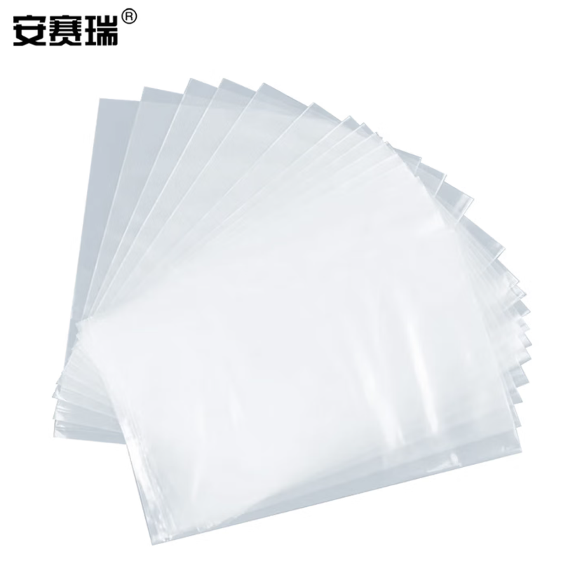 安赛瑞 透明平口塑料袋 防潮防尘袋 50个装 80×120cm 双面80μm 10583高清大图