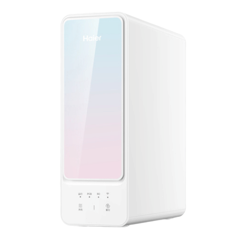 海尔(Haier) 净水器家用小体积1.56L/min大流量母婴直饮RO反渗透净水机自然湃.霓川 HRO6H66-2U1图片