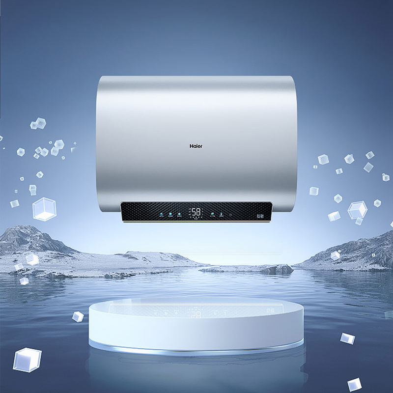 海尔(Haier)电热水器60升扁桶纤薄双胆3300W速热一级能效ECO节能内胆免清洗健康净水洗9倍大水量