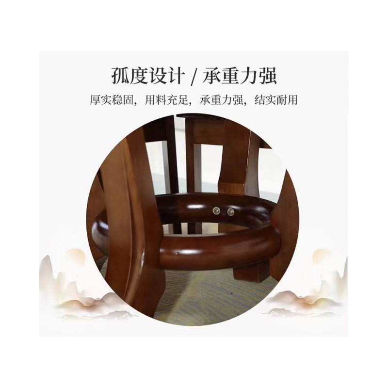 铭思达实木餐桌高清大图