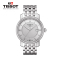 天梭(TISSOT)瑞士手表 经典简约商务质感 港湾系列钢带男士石英表T097.410.11.038.00 情侣礼物