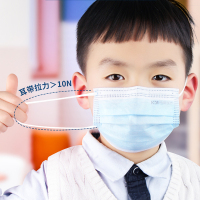 恒明医疗儿童医用口罩一次性透气三层熔喷布防尘透气轻薄亲肤防病菌专用儿童男女