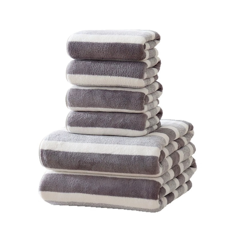 中屹得 珊瑚绒毛巾 100g 条高清大图