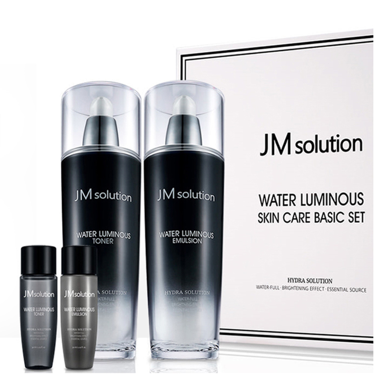 JM solution肌司研水滋养亮护理套装130ml,130ml, 30ml,30ml