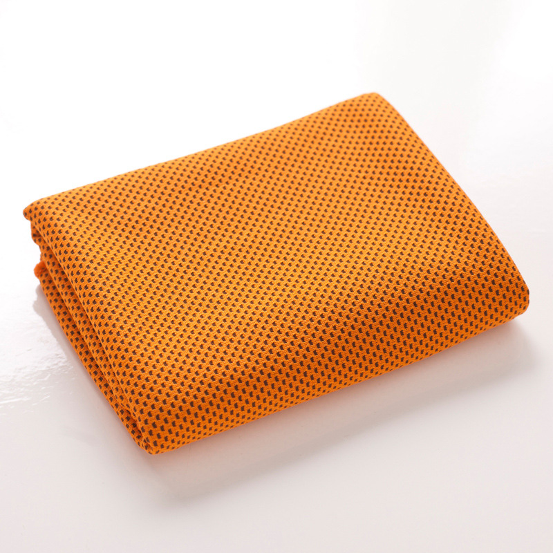 天山柔 30*100cm 50g 素色冷感 毛巾 (计价单位:条) 橙色高清大图