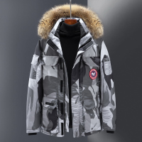 迈得喜MAIDEXI 韩版户外登山羽绒服加厚情侣冬季外套 休闲工装羽绒服男潮