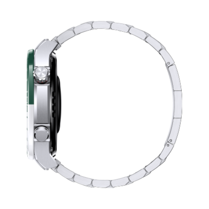 华为(HUAWEI) WATCH Ultimate 手表钢色非晶锆表壳 钛金属表带 绿野传奇高清大图