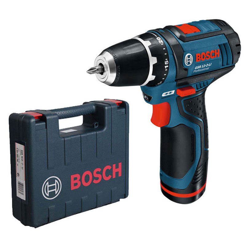 博世(BOSCH)GSR12-2-LI 双电版多功能家用充电电钻 电动螺丝刀