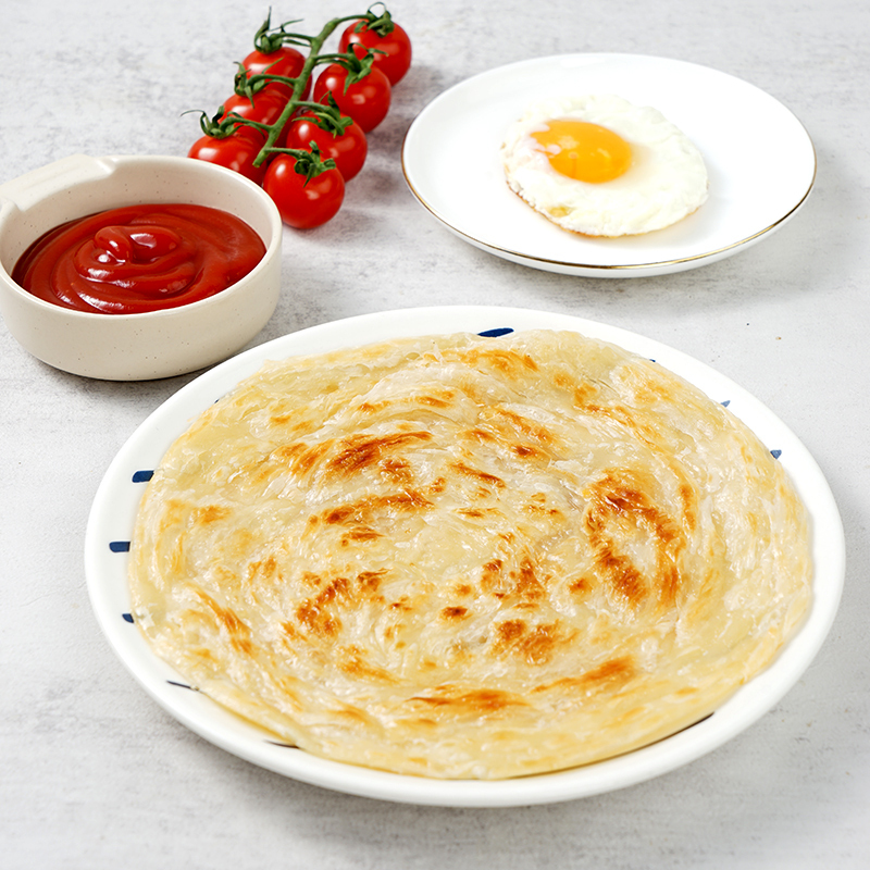 [大希地]原味手抓饼900g*2袋早餐半成正品煎饼大希地西肴记包装混发)
