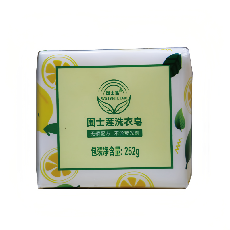 围士莲 多功能洗衣皂 252g 块高清大图