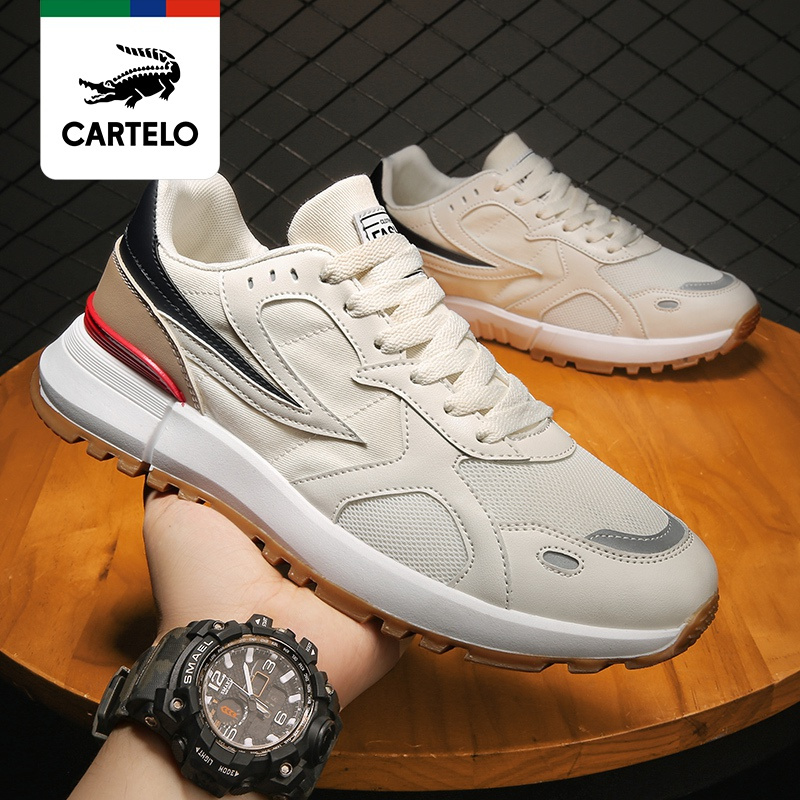 线下专柜同款卡帝乐鳄鱼cartelo男鞋新款阿甘鞋韩版潮流鞋子男透气