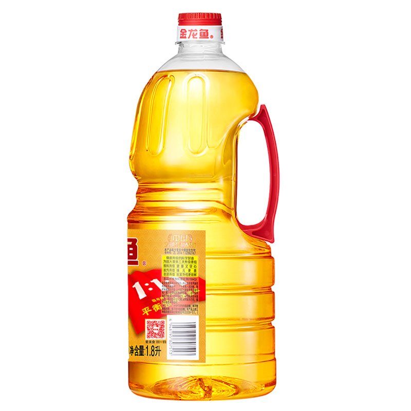 金龙鱼非转基因黄金比例调和油1.8L