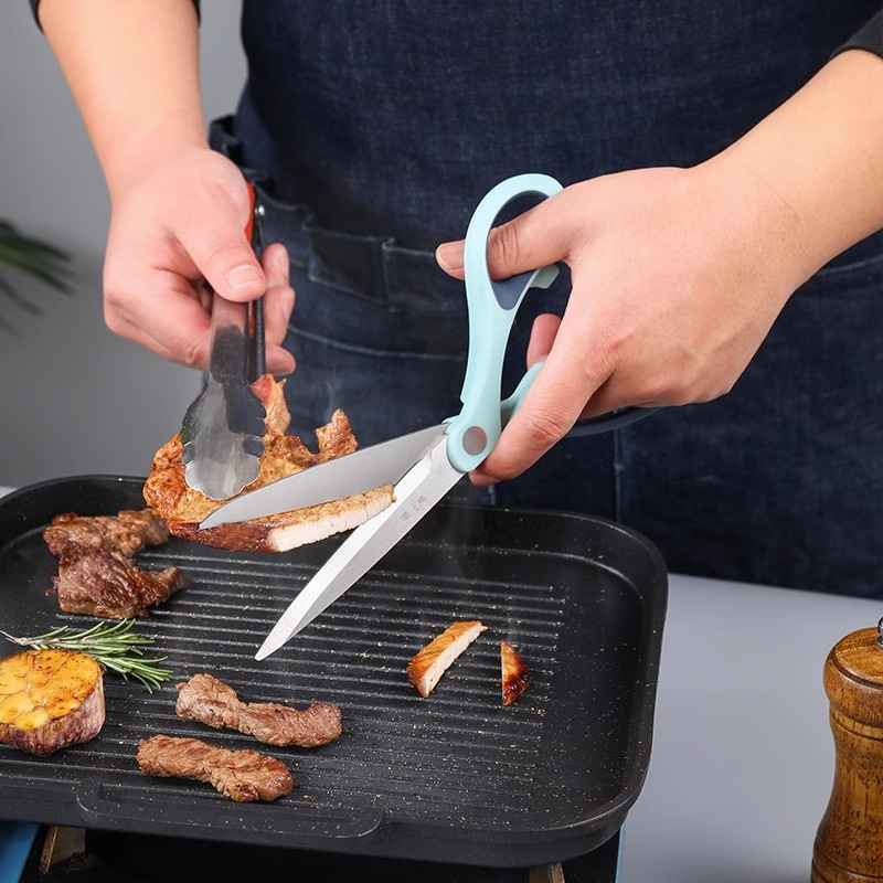 张小泉剪刀家用厨房强力鸡骨剪烤肉剪牛排烧烤专用锋利剪餐厅后厨高清大图