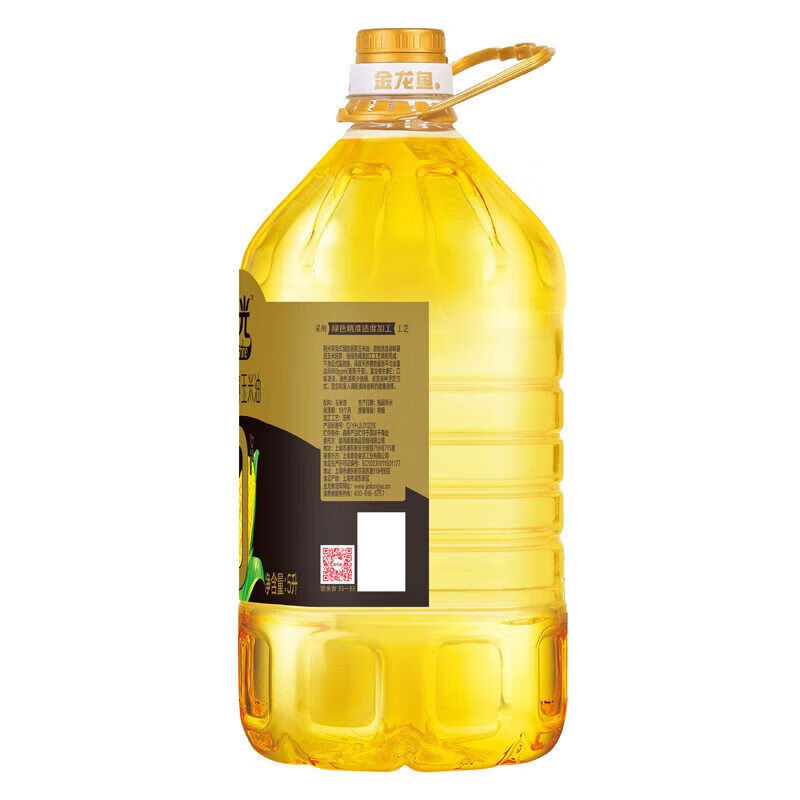金龙鱼玉米油清透油质轻润低脂烹煮菜肴阳光零反式脂肪甾醇玉米油5L高清大图